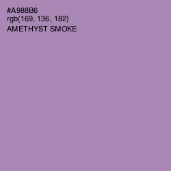 #A988B6 - Amethyst Smoke Color Image